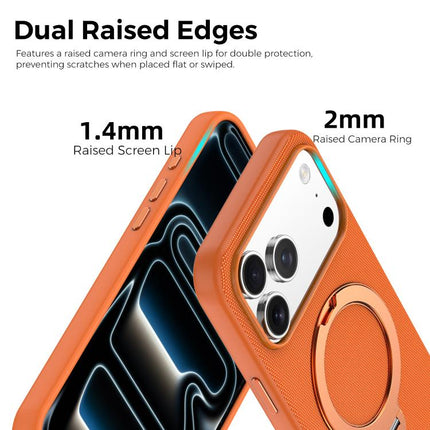 Tech Fabric 360 Rotation Holder Magnetic Phone Case with AI Camera Button, For iPhone 17 Pro Max, For iPhone 17 Pro, For iPhone 17, For iPhone Air