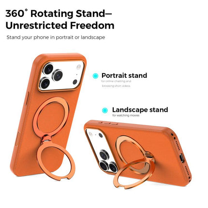 Tech Fabric 360 Rotation Holder Magnetic Phone Case with AI Camera Button, For iPhone 17 Pro Max, For iPhone 17 Pro, For iPhone 17, For iPhone Air