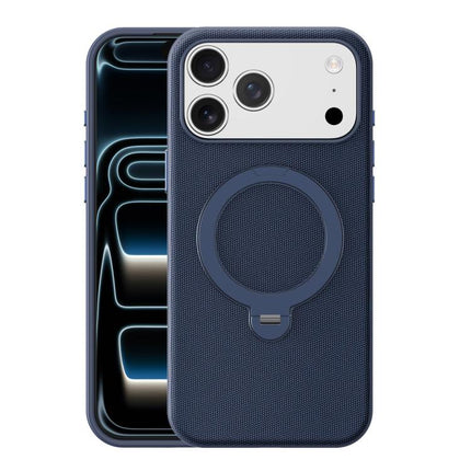 Tech Fabric 360 Rotation Holder Magnetic Phone Case with AI Camera Button, For iPhone 17 Pro Max, For iPhone 17 Pro, For iPhone 17, For iPhone Air