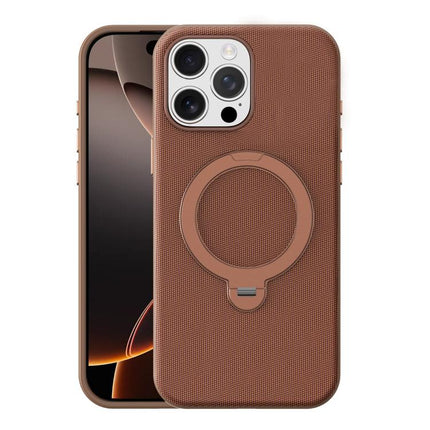 Tech Fabric 360 Rotation Holder Magnetic Phone Case with AI Camera Button, For iPhone 16 Pro Max, For iPhone 16 Pro, For iPhone 16