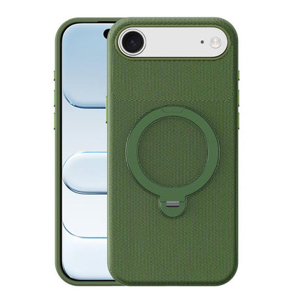 Tech Fabric 360 Rotation Holder Magnetic Phone Case with AI Camera Button, For iPhone 17 Pro Max, For iPhone 17 Pro, For iPhone 17, For iPhone Air