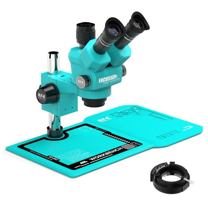 RF4 RF-55PM-B52 6.5-55X Synchronous Zoom Trinocular Stereo Microscope, RF-55PM-B52