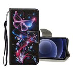 Para iPhone 12 mini / Mariposa fluorescente