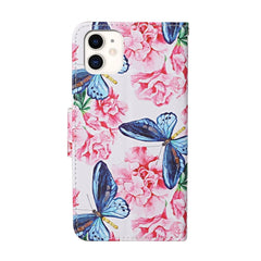 Colored Drawing Pattern Horizontal Flip Leather Case with Holder & Card Slots & Wallet, For iPhone 12 mini