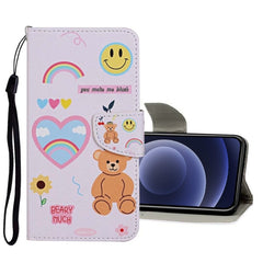 Colored Drawing Pattern Horizontal Flip Leather Case with Holder & Card Slots & Wallet, For iPhone 12 mini