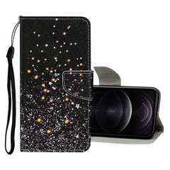 Colored Drawing Pattern Horizontal Flip Leather Case with Holder & Card Slots & Wallet, For iPhone 12 / 12 Pro