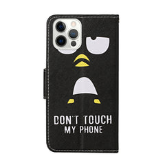 Colored Drawing Pattern Horizontal Flip Leather Case with Holder & Card Slots & Wallet, For iPhone 12 / 12 Pro