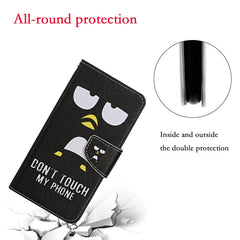 Colored Drawing Pattern Horizontal Flip Leather Case with Holder & Card Slots & Wallet, For iPhone 12 / 12 Pro