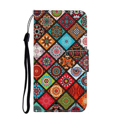 Colored Drawing Pattern Horizontal Flip Leather Case with Holder & Card Slots & Wallet, For iPhone 12 / 12 Pro