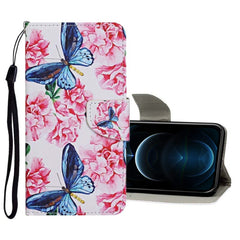 Colored Drawing Pattern Horizontal Flip Leather Case with Holder & Card Slots & Wallet, For iPhone 12 Pro Max