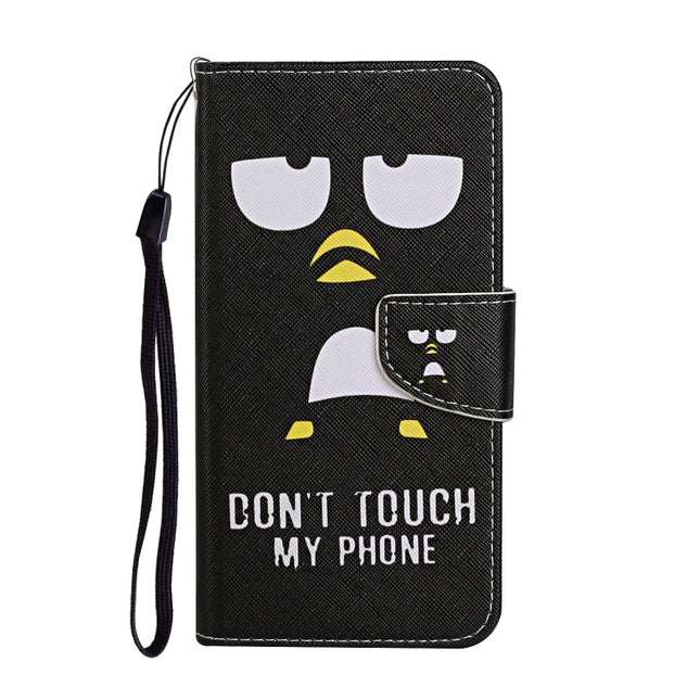 Colored Drawing Pattern Horizontal Flip Leather Case with Holder & Card Slots & Wallet, For iPhone 12 Pro Max