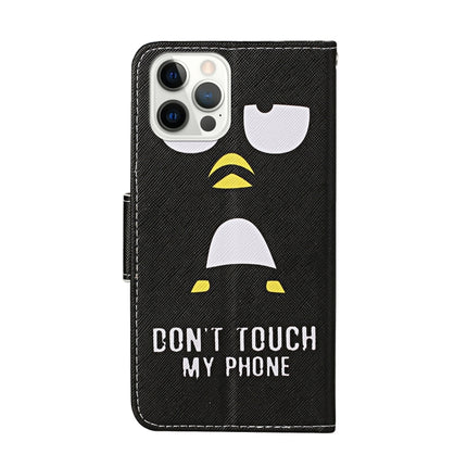 Colored Drawing Pattern Horizontal Flip Leather Case with Holder & Card Slots & Wallet, For iPhone 12 Pro Max