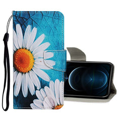 Colored Drawing Pattern Horizontal Flip Leather Case with Holder & Card Slots & Wallet, For iPhone 12 Pro Max