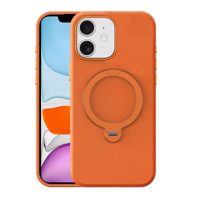 Tech Fabric 360 Rotation Holder Magnetic Phone Case, For iPhone 11 Pro Max, For iPhone 11