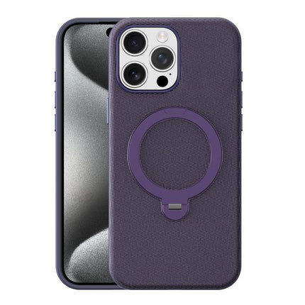 Tech Fabric 360 Rotation Holder Magnetic Phone Case, For iPhone 15 Pro Max, For iPhone 15 Pro, For iPhone 15, For iPhone 14