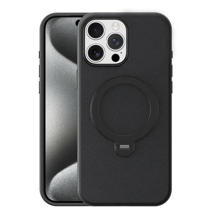 Tech Fabric 360 Rotation Holder Magnetic Phone Case, For iPhone 15 Pro Max, For iPhone 15 Pro, For iPhone 15, For iPhone 14