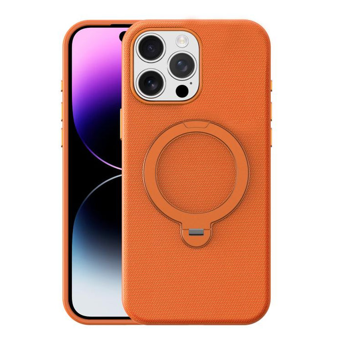 Tech Fabric 360 Rotation Holder Magnetic Phone Case, For iPhone 14 Pro, For iPhone 14 Pro Max, For iPhone 13 Pro Max, For iPhone 13 Pro