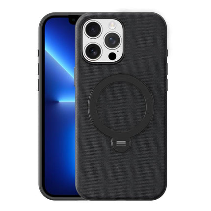 Tech Fabric 360 Rotation Holder Magnetic Phone Case, For iPhone 14 Pro, For iPhone 14 Pro Max, For iPhone 13 Pro Max, For iPhone 13 Pro