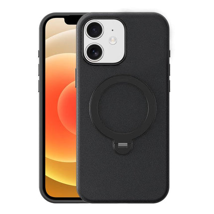 Tech Fabric 360 Rotation Holder Magnetic Phone Case, For iPhone 13, For iPhone 12, For iPhone 12 Pro Max, For iPhone 12 Pro