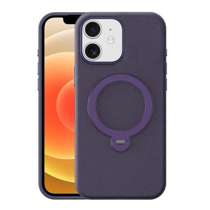 Tech Fabric 360 Rotation Holder Magnetic Phone Case, For iPhone 13, For iPhone 12, For iPhone 12 Pro Max, For iPhone 12 Pro