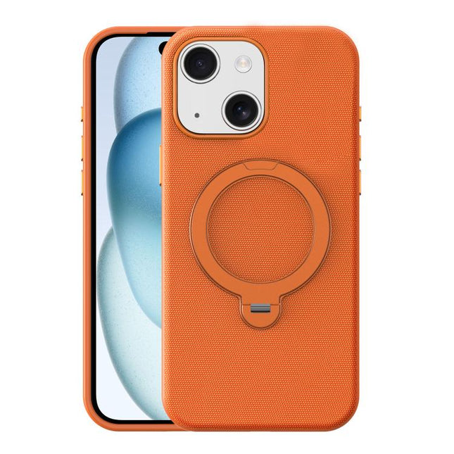 Tech Fabric 360 Rotation Holder Magnetic Phone Case, For iPhone 15 Pro Max, For iPhone 15 Pro, For iPhone 15, For iPhone 14