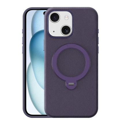 Tech Fabric 360 Rotation Holder Magnetic Phone Case, For iPhone 15 Pro Max, For iPhone 15 Pro, For iPhone 15, For iPhone 14