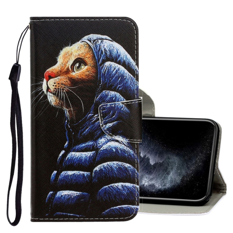3D Colored Drawing Horizontal Flip PU Leather Case with Holder & Card Slots & Wallet, For iPhone 12 mini