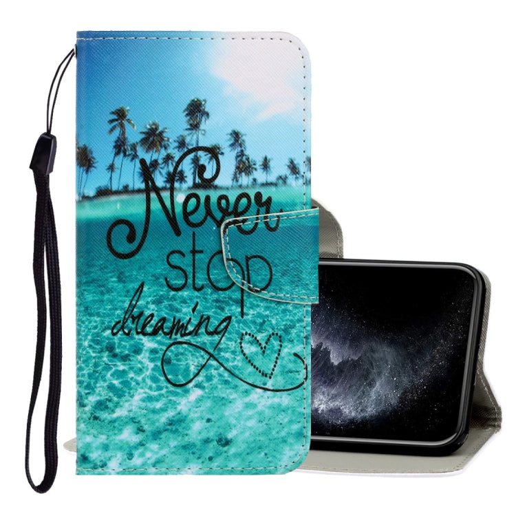 3D Colored Drawing Horizontal Flip PU Leather Case with Holder & Card Slots & Wallet, For iPhone 12 mini