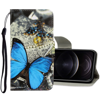 3D Colored Drawing Horizontal Flip PU Leather Case with Holder & Card Slots & Wallet, For iPhone 12 / 12 Pro