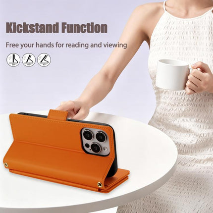 Crossbody Diamond 9 Card Slots Zipper Bag Vegan Leather Phone Case, For iPhone 13 Pro, For iPhone 12 Pro Max