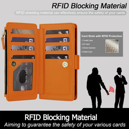 Crossbody Diamond 9 Card Slots Zipper Bag Vegan Leather Phone Case, For iPhone 13 Pro, For iPhone 12 Pro Max
