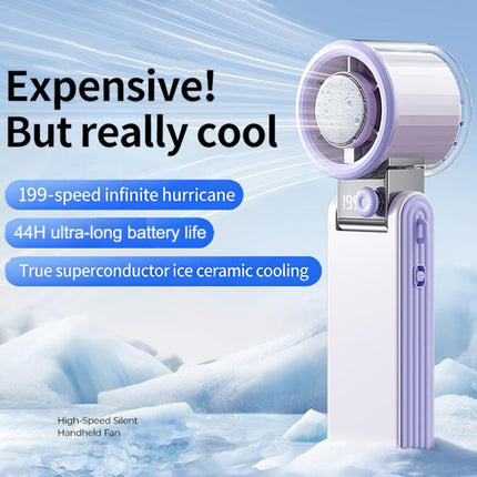 Y31 Portable Mini Foldable Handheld Digital Display Cooling Fan