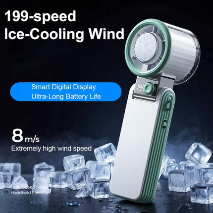 Y31 Portable Mini Foldable Handheld Digital Display Cooling Fan