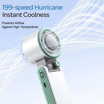 Y31 Portable Mini Foldable Handheld Digital Display Cooling Fan