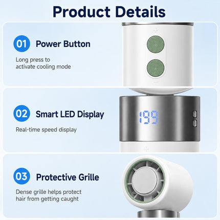 Y41 199 Level Mini Foldable Adjustable Handheld Cooling Fan