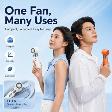 Y41 199 Level Mini Foldable Adjustable Handheld Cooling Fan