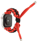 For Apple Series 7 41mm / 6 & SE & 5 & 4 40mm / 3 & 2 & 1 38mm / Black Red