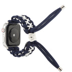 For Apple Series 7 45mm / 6 & SE & 5 & 4 44mm / 3 & 2 & 1 42mm / Royal Blue White