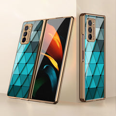 GKK Electroplating Painted Glass Case, For Samsung Galaxy Z Fold2