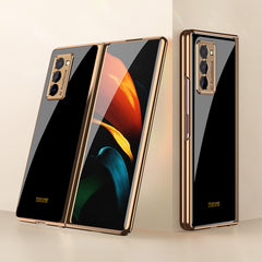 GKK Electroplating Painted Glass Case, For Samsung Galaxy Z Fold2