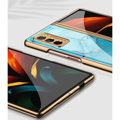 GKK Electroplating Painted Glass Case, For Samsung Galaxy Z Fold2