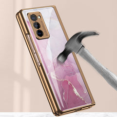 GKK Electroplating Painted Glass Case, For Samsung Galaxy Z Fold2