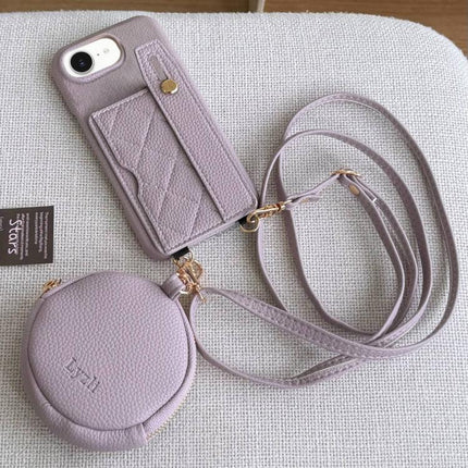 Diamond Pattern Wristband Card Slot PU Phone Case with Small Wallet, For iPhone 17 Pro, For iPhone 17