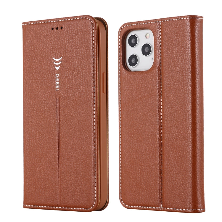 GEBEI PU+TPU Horizontal Flip Protective Case with Holder & Card Slots, For iPhone 12 mini, For iPhone 12 / 12 Pro, For iPhone 12 Pro Max