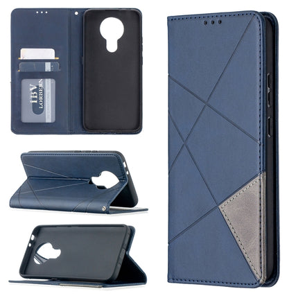 Rhombus Texture Horizontal Flip Magnetic Leather Case with Holder & Card Slots, For Nokia 2.4, For Nokia 3.4, For Xiaomi Mi 10T / 10 Pro 5G, For Xiaomi Mi 10T Lite 5G