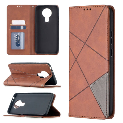 Rhombus Texture Horizontal Flip Magnetic Leather Case with Holder & Card Slots, For Nokia 2.4, For Nokia 3.4, For Xiaomi Mi 10T / 10 Pro 5G, For Xiaomi Mi 10T Lite 5G