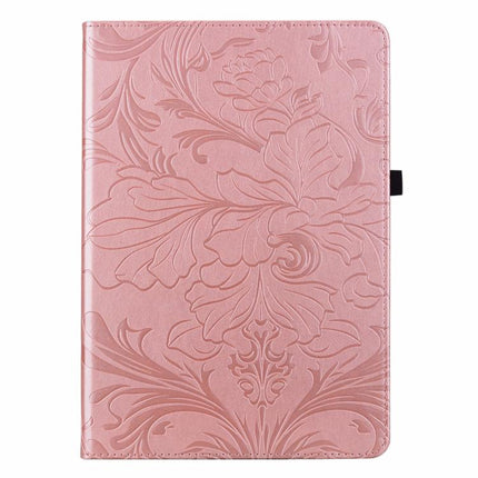 Floral Embossed Pattern Vegan Leather Tablet Case, For iPad Pro 12.9 2020 2021