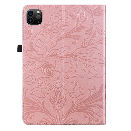 Floral Embossed Pattern Vegan Leather Tablet Case, For iPad Pro 12.9 2020 2021