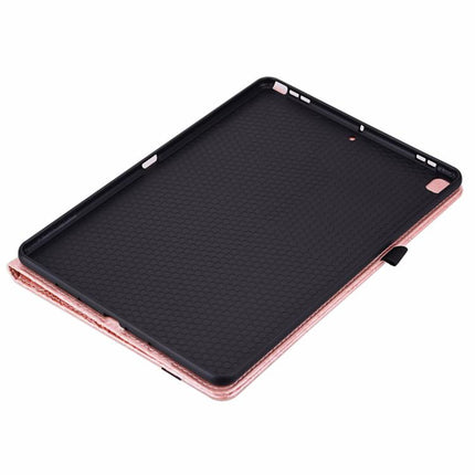 Floral Embossed Pattern Vegan Leather Tablet Case, For iPad Pro 12.9 2020 2021