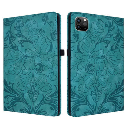 Floral Embossed Pattern Vegan Leather Tablet Case, For iPad Pro 12.9 2020 2021